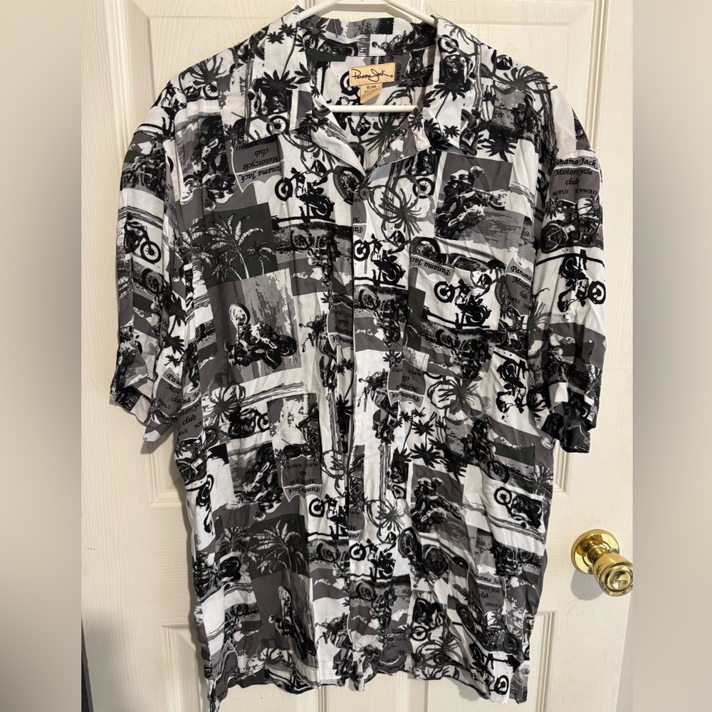 Panama Jack Motorcycle Club Button Down‎ Shirt